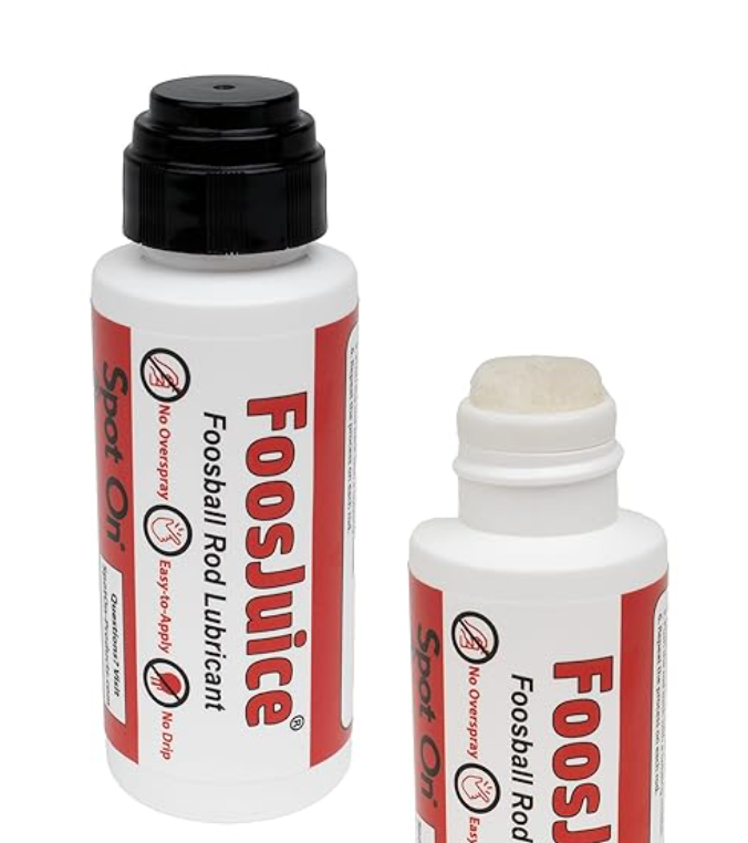 FoosJuice® 100% Silicone Foosball Rod Lubricant with Dauber Top Applicator