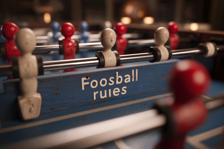 Foosball Rules Simplified: The Most Common Illegal Moves