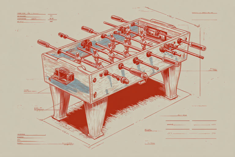 The Comprehensive Guide to Foosball Table Dimensions and Selection